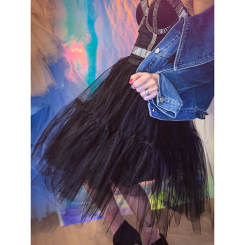 Carrie Tyl Nederdel i Sort fra le mosch