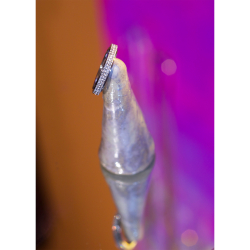 Sculabia anti stress ring i forsølvet fra le mosch