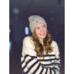 Brianna Beanie med similisten Nougat fra le mosch