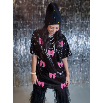 Norma Paillet T-shirt i sort fra le mosch Norma Paillet T-shirt i sort fra le mosch