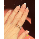 Vilda anti stress ring i forgyldt med perler fra le mosch Vilda anti stress ring i forgyldt med perler fra le mosch