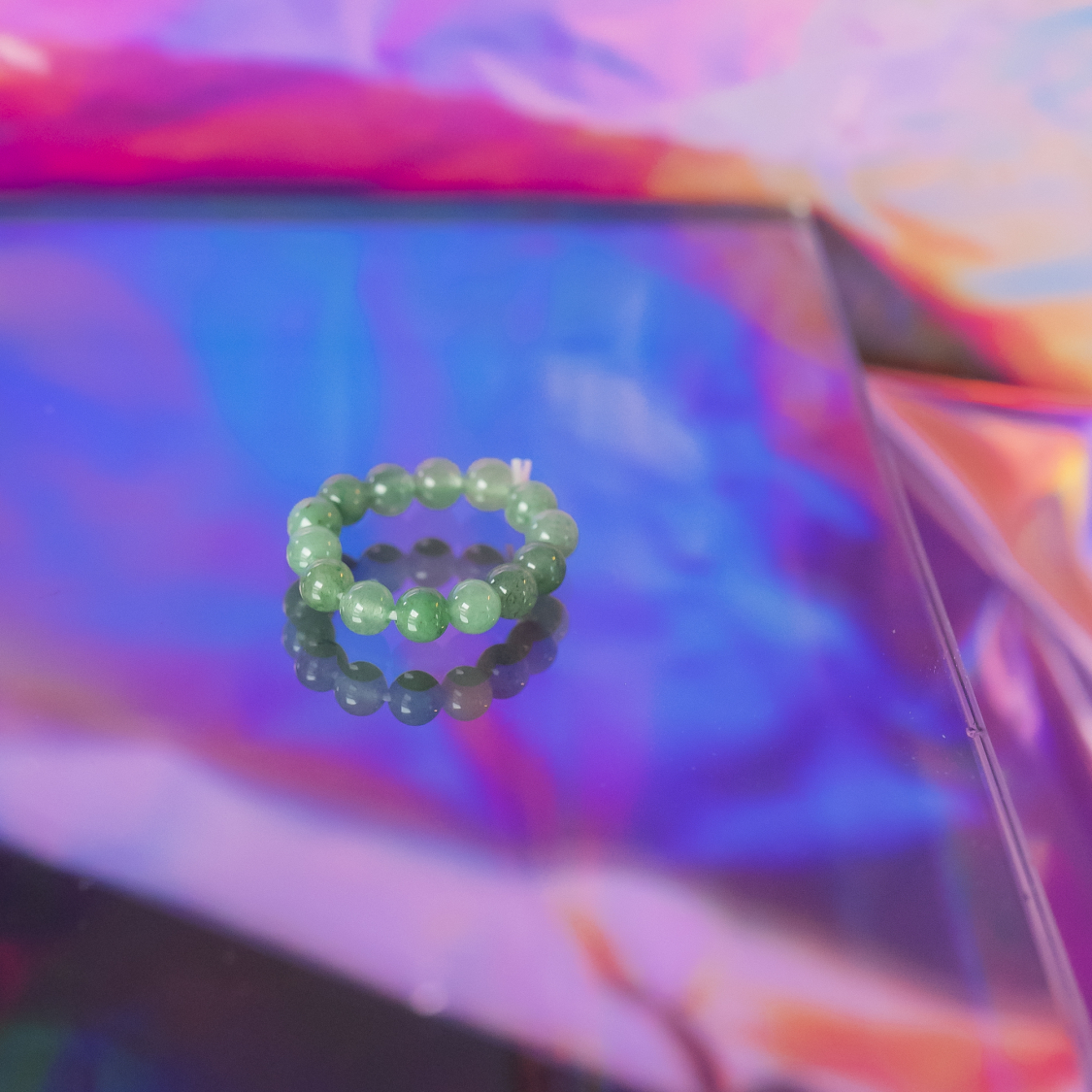 Ariel ring - Grøn Aventurin