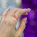 Ariel ring - Pink Jade fra le mosch Ariel ring - Pink Jade fra le mosch