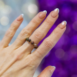 Ariel ring - Jaspis Picasso og Glasperler fra le mosch