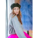 Bess Baret i army grøn fra LÉ MOSCH, klassisk baret i uld, skab et fedt look med en baret, Bess Baret i army grøn fra LÉ MOSCH, klassisk baret i uld, skab et fedt look med en baret,