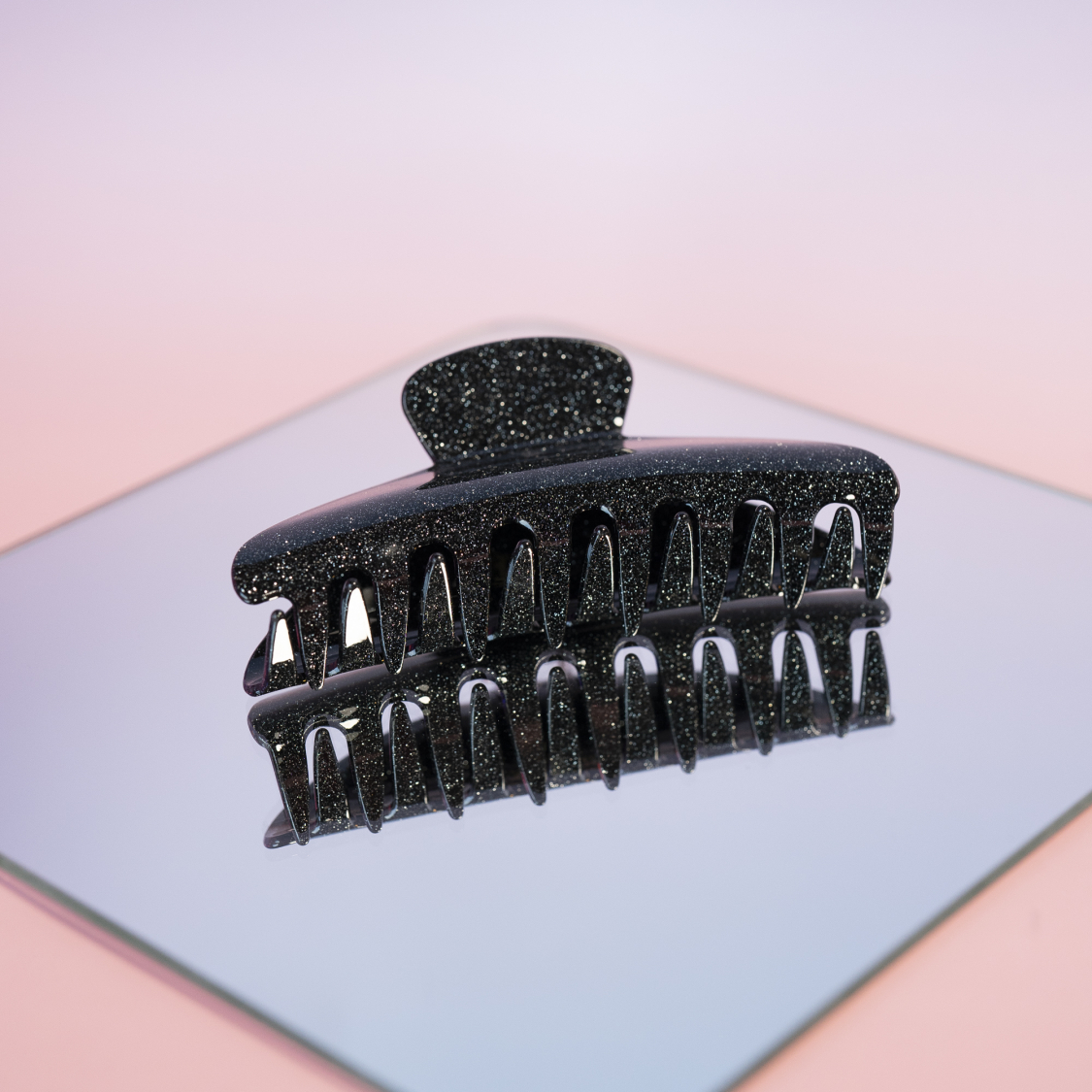 Cloud hårklemme i Glitter Sort