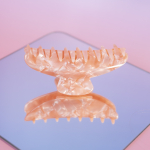 Cloud hårklemme i Pearl Peach