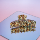 Cloud hårklemme i Oil Grøn