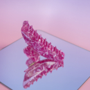 Cloud hårklemme i Pearl Fuchsia fra le mosch