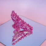 Cloud hårklemme i Pearl Fuchsia fra le mosch