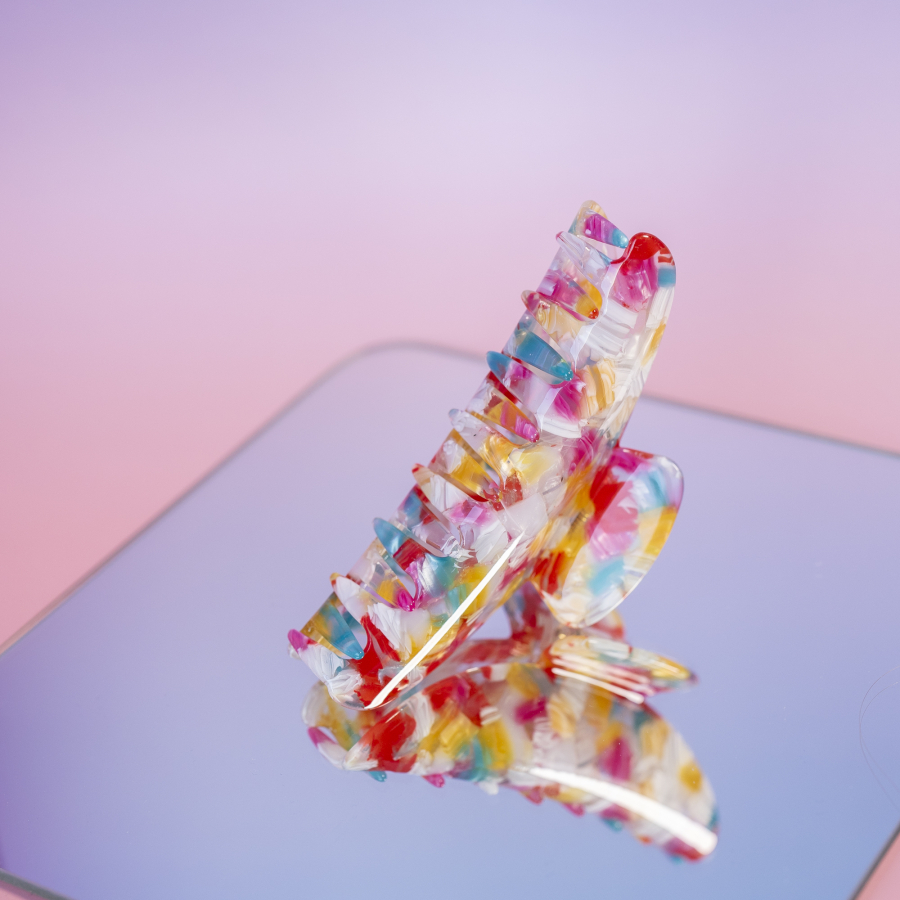 Cloud hårklemme i Konfetti