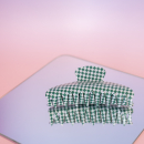 Cloud hårklemme i Ternet Grøn Cloud hårklemme i Ternet Grøn