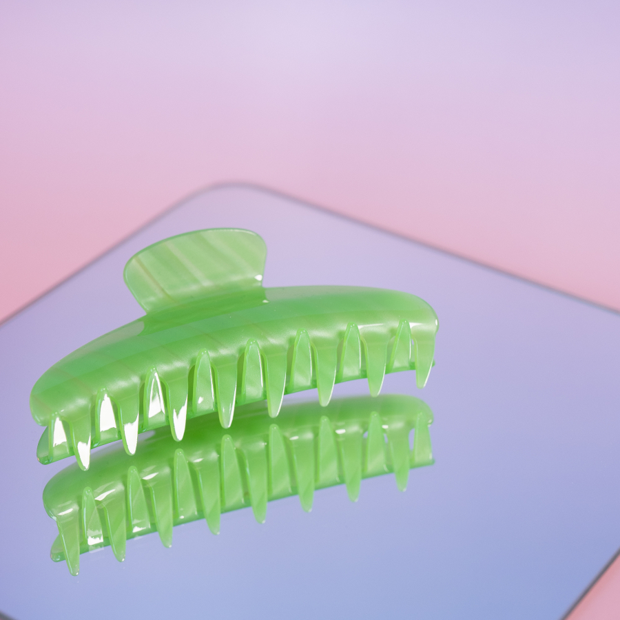 Cloud hårklemme i Grøn Strib