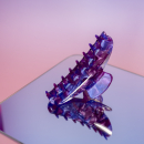 Cloud hårklemme i Pearl Mørk Lilla Cloud hårklemme i Pearl Mørk Lilla