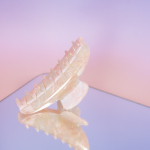 Cloud hårklemme i Pearl Mørk Lilla