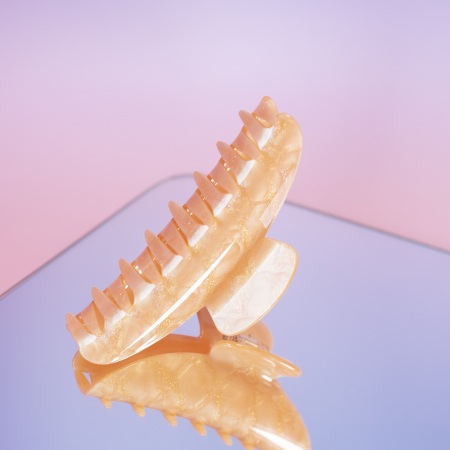 Cloud hårklemme i Cool Peach