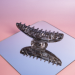 Giga Cloud hårklemme i Pearl Grå fra le mosch