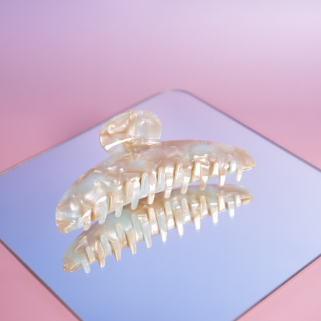 Giga Cloud hårklemme i Pearl Mint fra le mosch