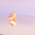 Melanie Hårklemme i Plain Peach