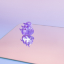 Melanie Hårklemme i Pearl Lilla