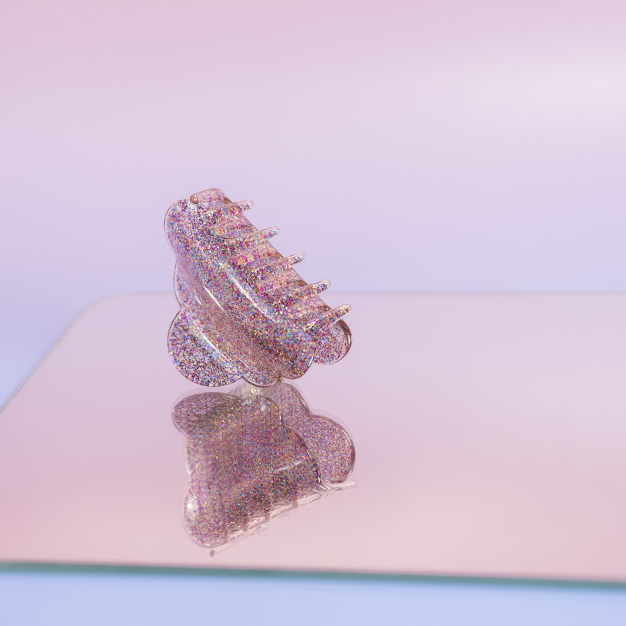 Mini Heaven hårklemme i Glitter multi