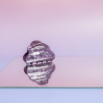 Mini Heaven hårklemme i Marmor lilla