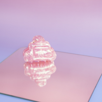 Mini Heaven hårklemme i Pearl Rosa