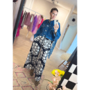 Lullu bukser i Sort Blomst fra le mosch Lullu bukser i Sort Blomst fra le mosch