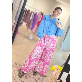 Lullu bukser i Pink Blomst fra le mosch