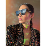 Mille Cateye solbriller i Sort fra le mosch