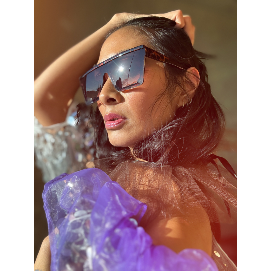 Lulu solbriller i Turtle fra le mosch