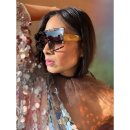 Daisy solbriller i Turtle og Gul fra le mosch Daisy solbriller i Turtle og Gul fra le mosch