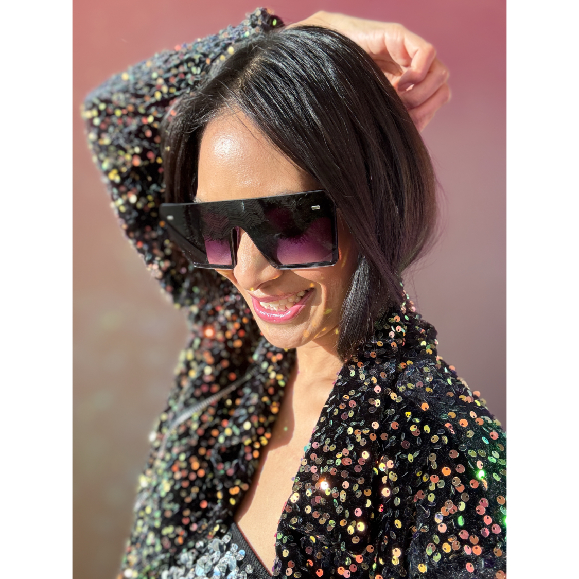 Olivia solbriller i Sort fra le mosch