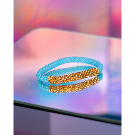 lys blå nepal armbånd fra le mosch