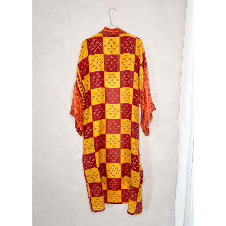 Minju Silkemix kimono no 1129 fra LÉ MOSCH, skøn unik og let kimono, super anvendelig kimono,