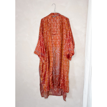 Minju Silkemix kimono no 1132 fra LÉ MOSCH, skøn unik og let kimono, super anvendelig kimono,