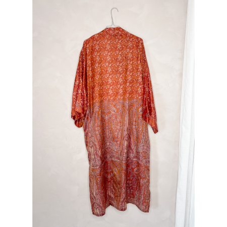 Minju Silkemix kimono no 1132 fra LÉ MOSCH, skøn unik og let kimono, super anvendelig kimono,