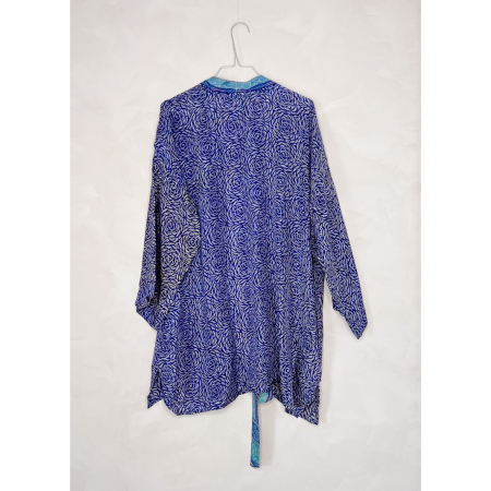 Monya Silkemix kimono no 1494 fra LÉ MOSCH, kort let kimono, elegant og super anvendelig kort kimono,