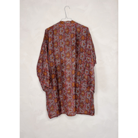 Monya Silkemix kimono no 1504 fra LÉ MOSCH, kort let kimono, elegant og super anvendelig kort kimono,