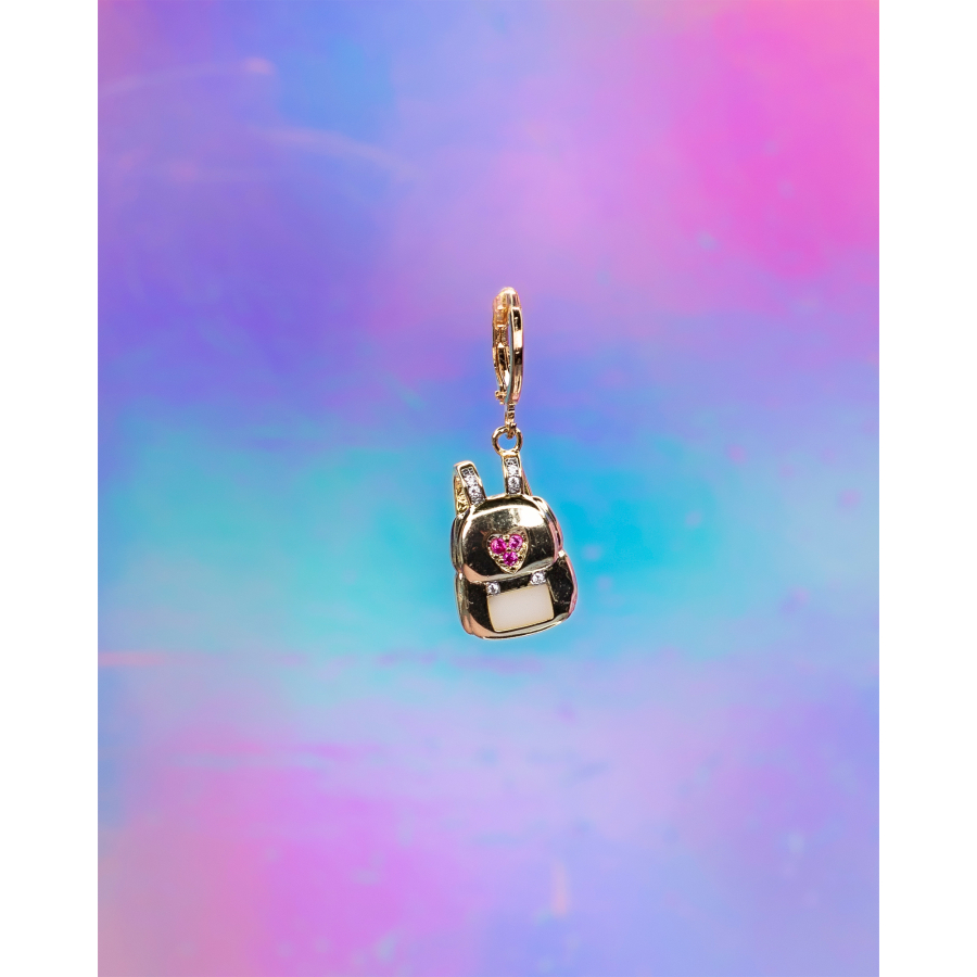 Ava Charm Rygsæk fra LÉ MOSCH, sød lille charm til dine sko, charm til halskæder og armbånd, 