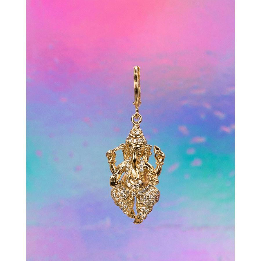 Ava Charm Ganesha fra LÉ MOSCH, sød lille charm til dine sko, charm til halskæder og armbånd, 