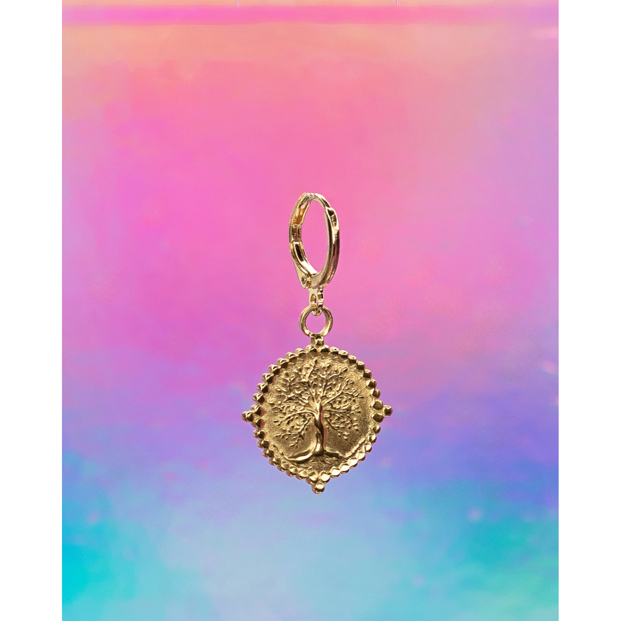 Ava Charm Livets Træ fra LÉ MOSCH, sød lille charm til dine sko, charm til halskæder og armbånd, 