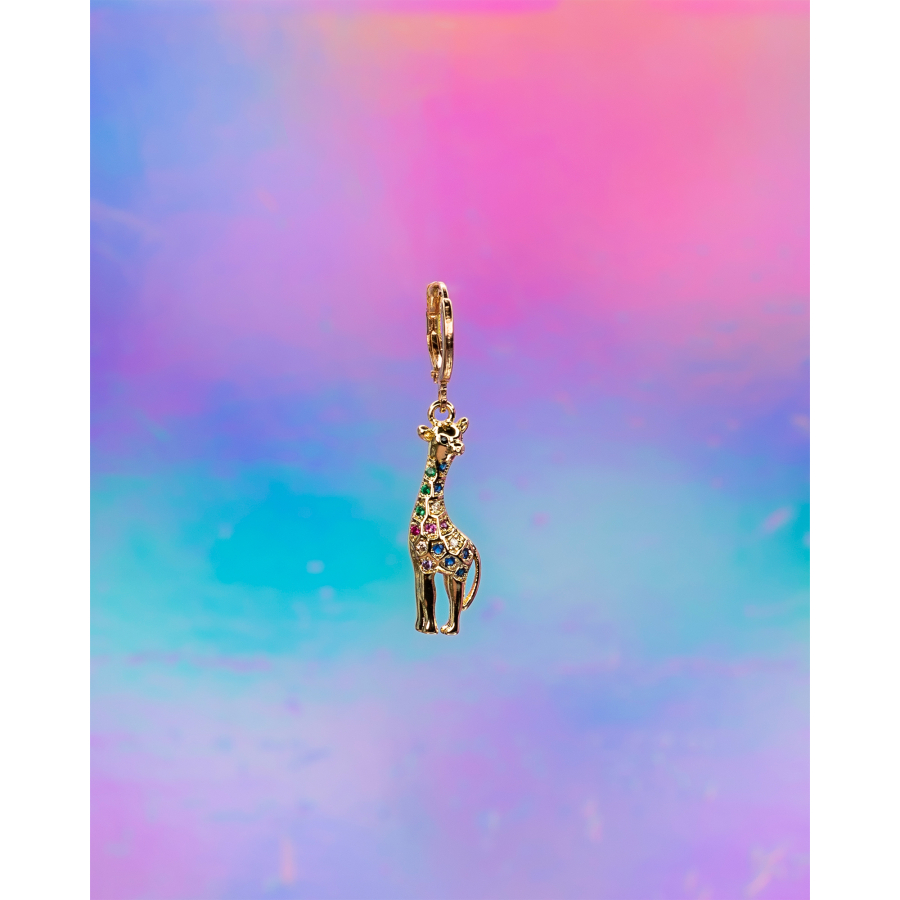 Ava Charm Giraf fra LÉ MOSCH, sød lille charm til dine sko, charm til halskæder og armbånd, 