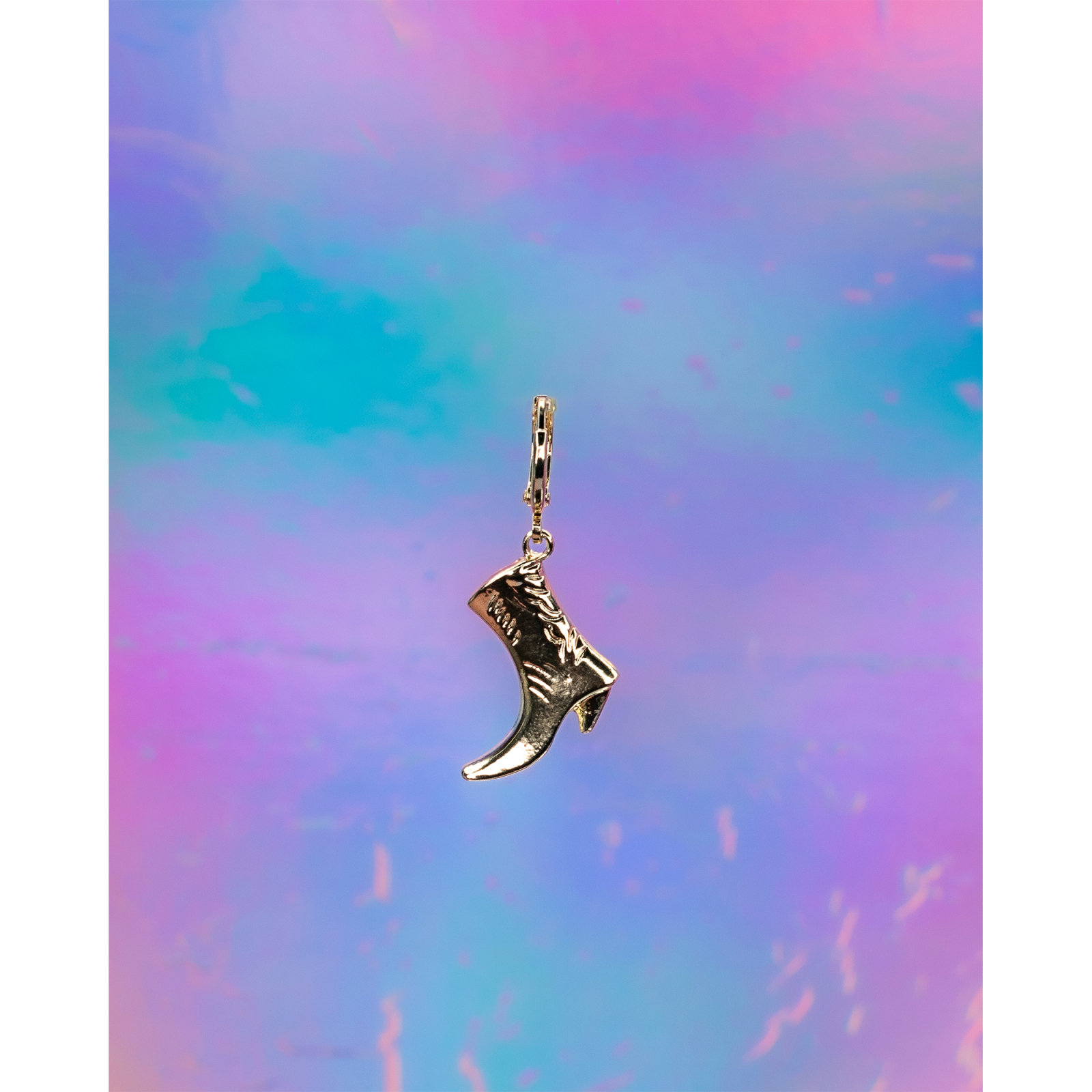 Ava Charm Cowboy Støvle fra LÉ MOSCH, cool charm til dine sko, charm til halskæder og armbånd, 