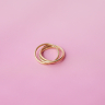 Trille Slim Tre I En Ring i Forgyldt BESTSELLER