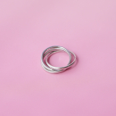 Trille Slim Tre I En Ring i Forsølvet fra LÉ MOSCH, nulre ring der afstresser, adhd ring med tre løse ringe, Trille Slim Tre I En Ring i Forsølvet fra LÉ MOSCH, nulre ring der afstresser, adhd ring med tre løse ringe,