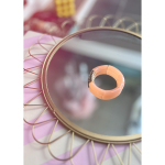 Maggie armbånd no 33 fra LÉ MOSCH, smukt boheme armbånd, peach farvet armbånd, 