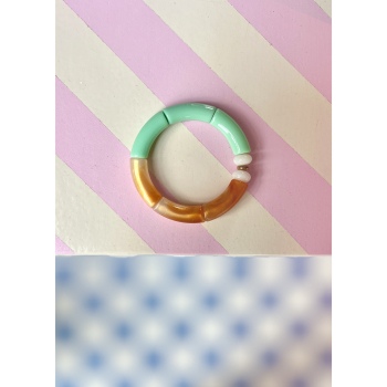 Maggie armbånd no 40 fra LÉ MOSCH, smukt boheme armbånd, farverigt armbånd,