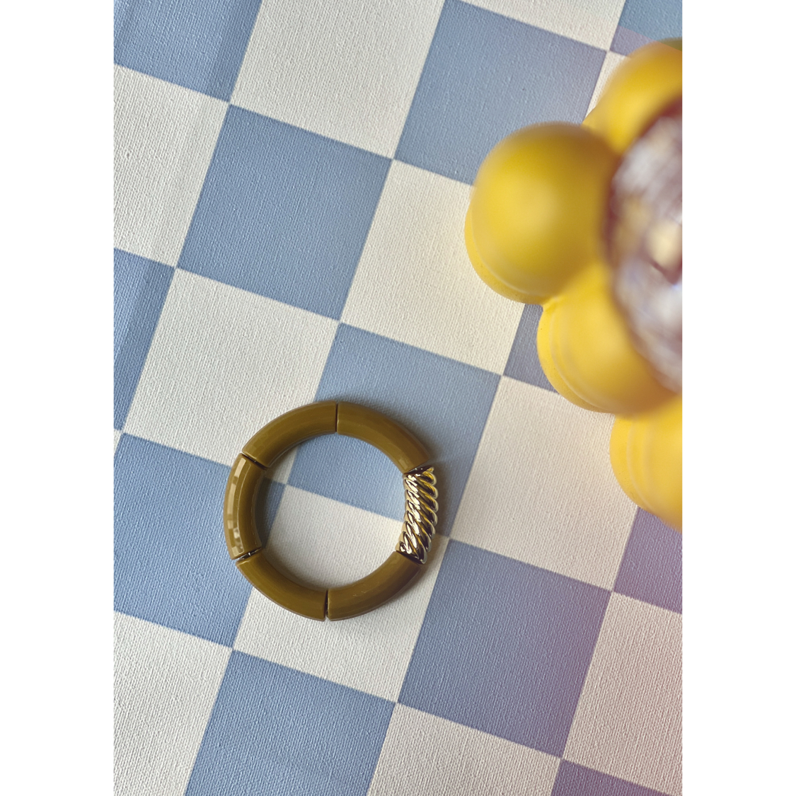 Maggie armbånd no 41 fra LÉ MOSCH, smukt boheme armbånd, farverigt armbånd,