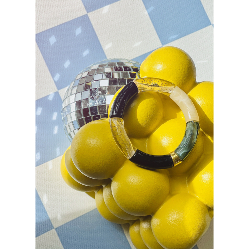 Maggie armbånd no 43 fra LÉ MOSCH, smukt boheme armbånd, farverigt armbånd,